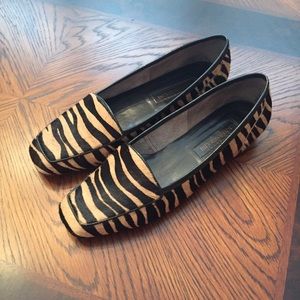 Enzo Angiolini Striped Flats
